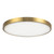 Evelyn 11-in Alabaster dimmable LED Flush Mount with Brushed Gold Finish - Brushed Gold/Alabaster