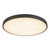 Evelyn 15-in Alabaster dimmable LED Flush Mount with Matte Black Finish - Matte Black/Alabaster