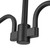 Sloan 30-in Matte Black Linear Pendant with White Linen Shades - Matte Black/White Linen