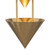 Versus 28-in Patina Brass 3 Light Pendant - Patina Brass
