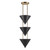 Versus 28-in Patina Brass 3 Light Pendant - Urban Bronze