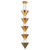 Versus 48-in Patina Brass 5 Light Pendant - Patina Brass