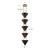 Versus 48-in Patina Brass 5 Light Pendant - Aged Steel