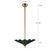 Furrow 16-in Pine Green dimmable LED Pendant - Pine Green