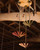 Furrow 16-in Pine Green dimmable LED Pendant - Burgundy