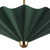 Furrow 25-in Burgundy dimmable LED Pendant - Pine Green
