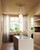 Petra  10-in Vintage Brass dimmable LED Pendant with Cloudy Glass - Vintage Brass/Cloud Glass
