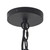 Farrah 12-in Matte Black Pendant with Ribbed Opal Glass - Matte Black/Glossy Ribbed Opal Glass