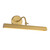 Dottie 18-in Walnut Brown dimmable LED Wall/Picture Light - Brushed Gold
