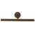 Dottie 24-in Walnut Brown dimmable LED Wall/Picture Light - Walnut