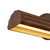 Dottie 24-in Walnut Brown dimmable LED Wall/Picture Light - Walnut