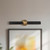 Cole 23-in Brushed Gold and Matte Black Wall/Picture Light - Brushed Gold/Matte Black
