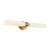 Cole 23-in Brushed Gold and Matte Black Wall/Picture Light - Brushed Gold/White