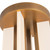 Anders 8-in Vintage Brass dimmable LED Semi-Flush Mount - Vintage Brass