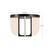 Anders 17-in Vintage Brass dimmable LED Semi-Flush Mount - Vintage Brass