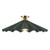 Furrow 25-in Pink Semi-Flush Mount - Pine Green