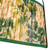 Scout 13-in Matte Black Semi-Flush Mount with Pleated White Linen Shade - Matte Black/Green Linen