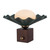 Furrow 9-in Pine Green Table Lamp - Pine Green