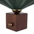 Furrow 9-in Pine Green Table Lamp - Pine Green