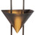 Versus 28-in Patina Brass Wall Sconce - Aged Steel