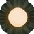 Furrow 12-in Burgundy Wall Sconce - Pine Green