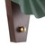 Furrow 12-in Burgundy Wall Sconce - Pine Green