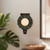 Furrow 12-in Burgundy Wall Sconce - Pine Green