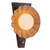 Furrow 12-in Burgundy Wall Sconce - Peach