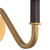 Sloan 12-in Matte Black Wall/Vanity Light with White Linen Shade - Brushed Gold/White Linen