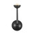 Spade 5-in Antique White dimmable LED Wall/Vanity Light - Urban Bronze