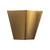 Shelton 10-in Matte Black Wall/Vanity Light - Brushed Gold