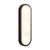 Evelyn 16-in Alabaster dimmable LED Bathroom Wall/Vanity Light with Brushed Gold Finish - Matte Black/Alabaster