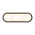 Evelyn 16-in Alabaster dimmable LED Bathroom Wall/Vanity Light with Brushed Gold Finish - Matte Black/Alabaster