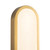 Evelyn 22-in Alabaster dimmable LED Bathroom Wall/Vanity Light with Matte Black Finish - Brushed Gold/Alabaster