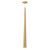 Mina 36-in Brushed Gold LED Pendant