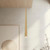 Mina 36-in Brushed Gold LED Pendant