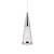 Malabar 3-in Chrome LED Pendant