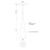 Malabar 3-in Chrome LED Pendant