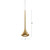 Bach 5-in Chrome LED Pendant