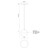 Pluto 4-in Black Chrome LED Pendant