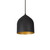 Helena 8-in Black/Gold 1 Light Pendant