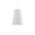 Castor 8-in White 1 Light Pendant