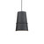 Castor 8-in Black 1 Light Pendant