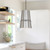 Castor 8-in Brushed Nickel 1 Light Pendant