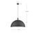 Archibald 32-in White With Gold Detail 1 Light Pendant