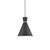 Vanderbilt 10-in Black With Gold Detail 1 Light Pendant