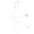 Lucas 24-in White 1 Light Pendant