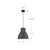 Cradle 13-in Gray 1 Light Pendant