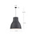 Cradle 24-in White 1 Light Pendant