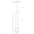 Milca 15-in Brushed Nickel 1 Light Pendant
